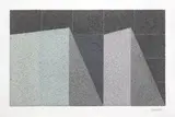 Giuseppe Uncini, Senza titolo, 1986, watercolour on paper a mano
