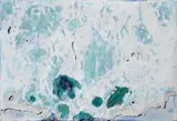 Franco Guerzoni, Scavi superficiali, 1985, mixed media on panel