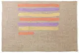 Giorgio Griffa, Linee orizzontali, 1976, acrylic on canvas