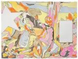 David Salle, Senza titolo, 2000, watercolour on paper