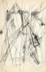 Camille Bryen, Senza titolo, 1954, inchiostro on paper