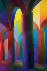 Interno con funzioni straordinarie by Salvo, 1990, oil on canvas, offered May 2012
