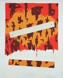 Still Still Life by Aldo Mondino, oil and collage on canvas, offered May 2012