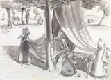 Jan Knap, La tenda