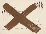 Antoni Tàpies, Senza titolo, 1994, mixed media on paper