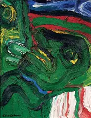 Bengt Lindström, Senza titolo, oil on canvas