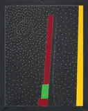 Sabaudia by Franco Angeli, 1988, enamel on canvas, offered May 2012
