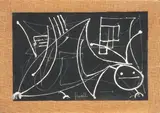 Angelo Savelli, Senza titolo, mixed media on paper applicata on canvas