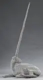 Nicola Bolla, Vanitas unicorn, Scultura in cristalli Swarovsky