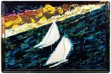 Senza titolo by Mario Schifano, 1985, enamel and acrylic on canvas, offered May 2012