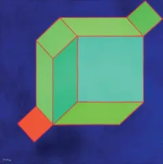 Il risobolo by Achille Perilli, 2006, mixed media on canvas, offered May 2012