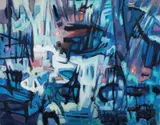 Antonio Corpora, Composizione, oil on canvas