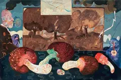 Puzzle n. 1 by Antonio Possenti, oil on canvas, offered Apr 2012