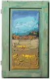 Paesaggio by Sergio Scatizzi, oil on panel, offered Apr 2012