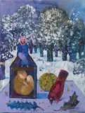 Inverno by Antonio Possenti, oil on canvas board, offered Apr 2012