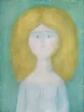 Figura by Antonio Bueno, oil on faesite, offered Apr 2012
