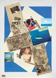 Il lavoro by Osvaldo Medici Del Vascello, 1974, mixed media and collage on cardboard, offered Apr 2012