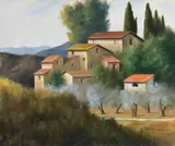 Paesaggio by Nino Tirinnanzi, 1955, oil on canvas, offered Apr 2012