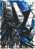Vinicio Berti, Composizione, 1976, tempera on paper applicata on canvas