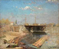 Charles Cottet, Porto Bretone, 1881, oil on canvas