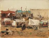 Mosè Bianchi, Il mercato