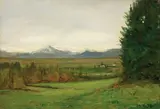 Lorenzo Delleani, Paesaggio, 1898, oil on panel