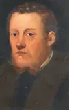 Raffaello Sernesi, Ritratto virile, oil on card
