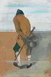 Telemaco Signorini, Vecchio al muro