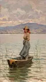 Angiolo Tommasi, Ragazza a Torre del Lago