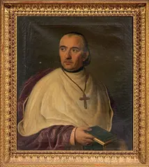 Ritratto di Monsignor Ghisi by Giuseppe Diotti, 1821, oil on canvas, offered Apr 2012