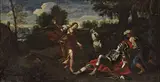 Mattia Bortoloni, Rinaldo e Armida, oil on canvas