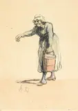 Honoré Daumier, Vecchia portatrice di acqua