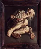 Gaspare Traversi, Mendicante, oil on canvas