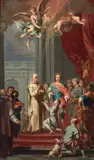 Il miracolo del beato Albergati ad Arras by Ercole Graziani il Giovane, 1745, oil on canvas, offered Apr 2012