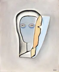 Alberto Martini, Autoritratto, 1931, oil on cardboard