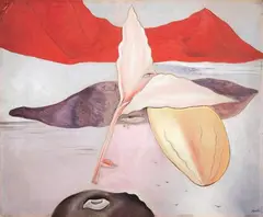 Métempsycose plastique by Alberto Martini, 1930, oil on cardboard, offered Dec 2011