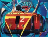 Vittorio Corona, Arrivo, 1922, oil on canvas