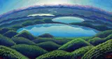 Gerardo Dottori, Bozzetto per «Aurora umbra», 1942, tempera on compensato