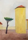 Il Pino by Ottone Rosai, 1956, oil on canvas, offered Dec 2011