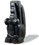Pietro Cascella, Maternità, Scultura in marmo nero