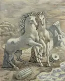 Giorgio de Chirico, Cavalli in riva al mare