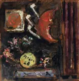 Il tiro a segno by Filippo de Pisis, 1948, oil on panel, offered Dec 2011