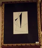 Senza titolo by Enrico Baj, ink on paper, offered Dec 2011