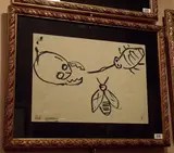 Insetti by Enrico Baj, 1955, pennarello on paper, offered Dec 2011