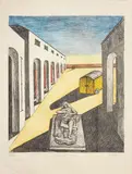 L'enigma del pomeriggio by Giorgio de Chirico, 1970, lithograph a, offered Dec 2011
