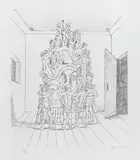 Il Trofeo by Giorgio de Chirico, 1973, lithograph, offered Dec 2011
