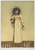 Giorgio de Chirico, L'immagine eccelsa, 1977, etching/acquatinta