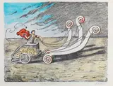 La biga invincibile by Giorgio de Chirico, 1969, lithograph a, offered Dec 2011