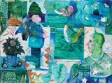 Sorpresa del marinaio by Antonio Possenti, 1986, oil on canvas board, offered Dec 2011