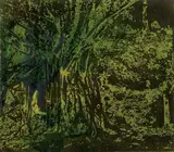 Senza titolo by Tano Festa, 1978, acrylic and riporto fotografico on canvas, offered Dec 2011